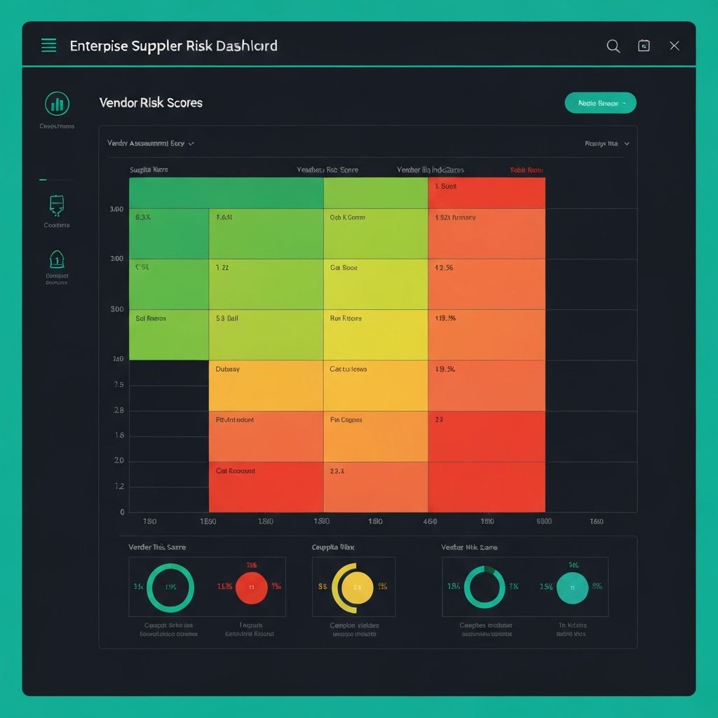 VendorFlow security and risk management dashboard